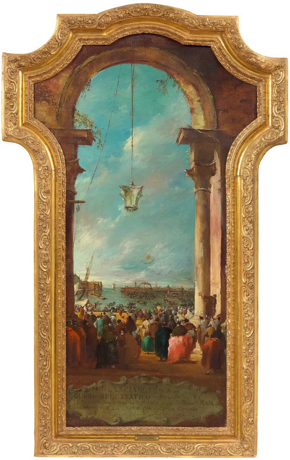 La prima mongolfiera sopra Venezia